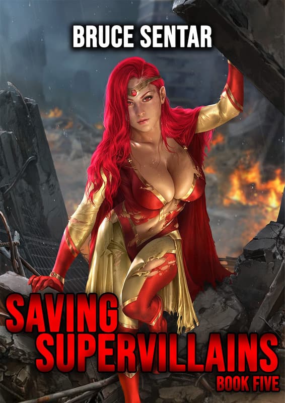 Cover for Saving Supervillains 5