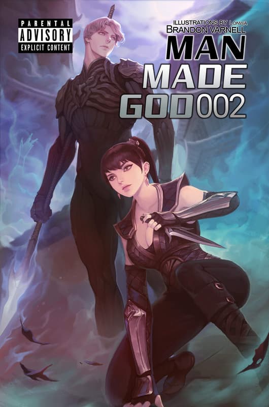 Cover for Man Made God 002