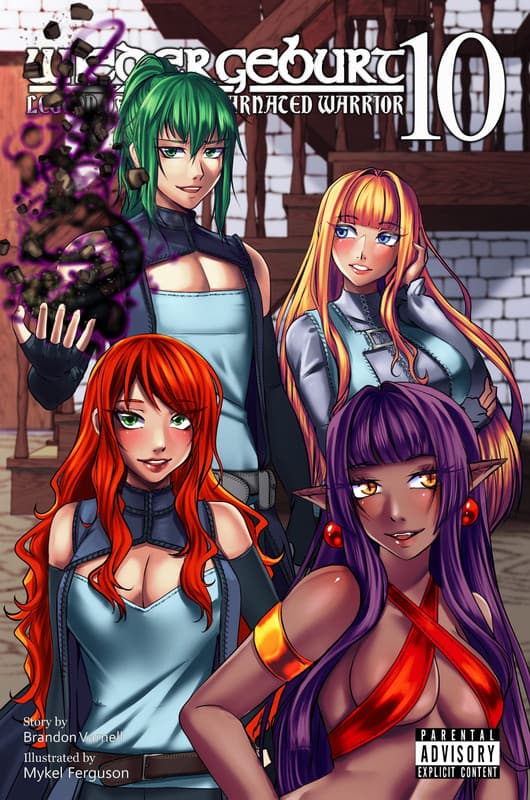 Cover for Wiedergeburt: Legend of the Reincarnated Warrior: Volume 10