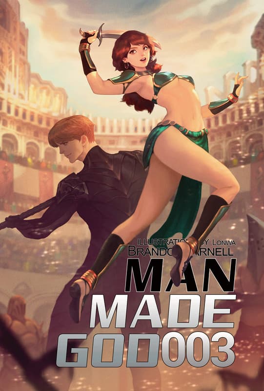 Cover for Man Made God 003
