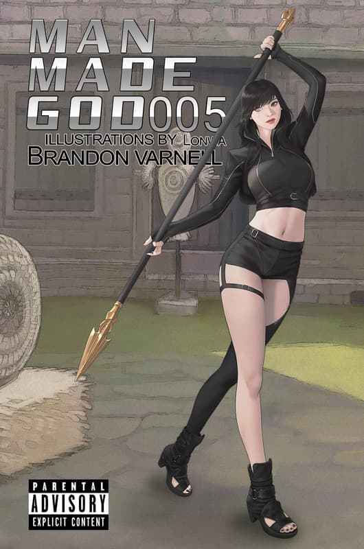 Cover for Man Made God 005