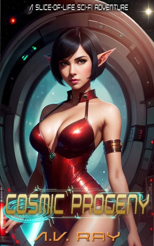 Cover for Cosmic Progeny